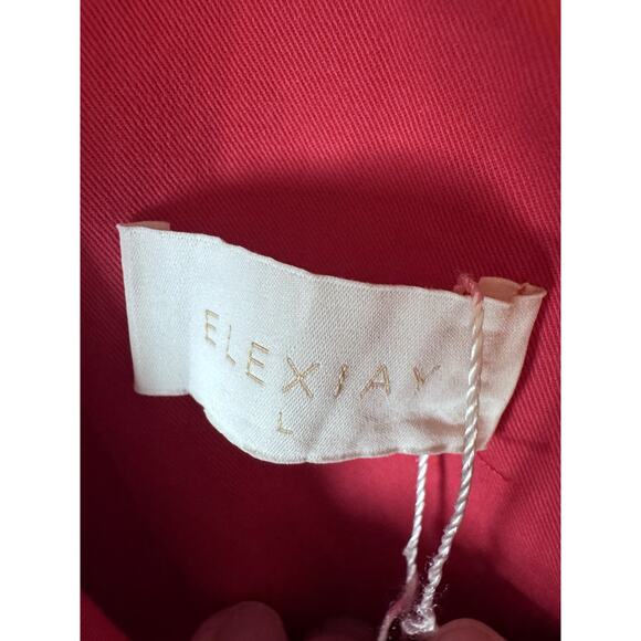 Elexiay Kogi Crochet Embellished A-Line Minidress red Size L NWT READ - Picture 9 of 16